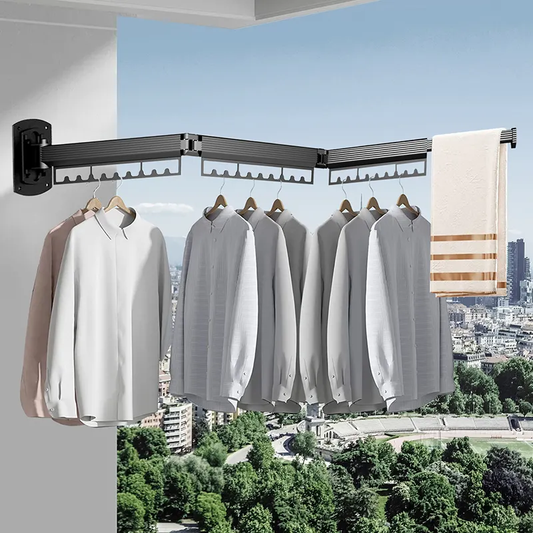 Tendedero de Ropa Plegable y Ajustable